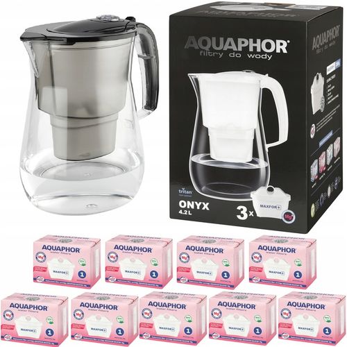 Dzbanek filtrujący Aquaphor Onyx 4,2L 9 filtrów Maxfor+ B25Mg z na Arena.pl