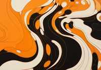 Plakat 66,5x46,5cm Tańczący Atrament