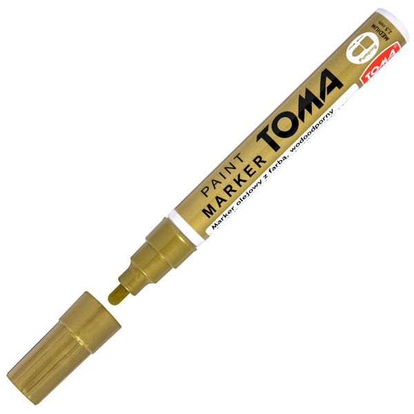 MARKER OLEJOWY GOLD MEDIUM TOMA zdjęcie 2