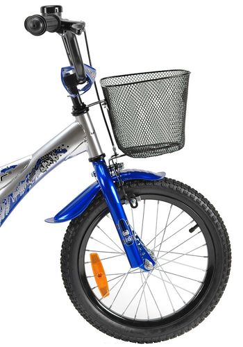 Rower 16 MEXLLER BMX sreb/nieb. + koszyk na Arena.pl