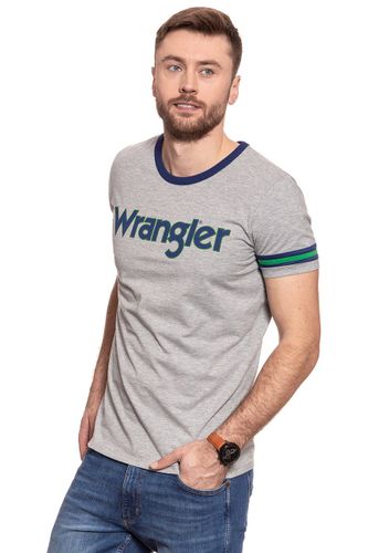 WRANGLER INSERT LOGO T MID GREY MEL W7B28FK37 L na Arena.pl