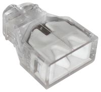 szybkozłączka 2*0,5-2,5mm2 transparentna/biały 10 sztuk - e-650-0220