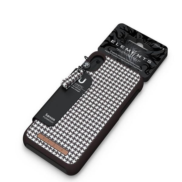 Nordic Elements Saeson Idun - Materiałowe etui iPhone Xs Max (Dark Brown) zdjęcie 9