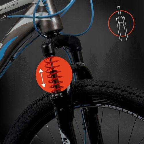 ROWER GÓRSKI MTB 26 SHIMANO 21 BIEGÓW SHIMANO 2xTarcze RAMA 18,5" KOŁA 26" na Arena.pl