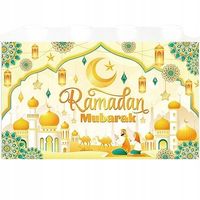Baner Plakat Tło na Ramadan Mubarak Tło Fotograficzne 185x110cm