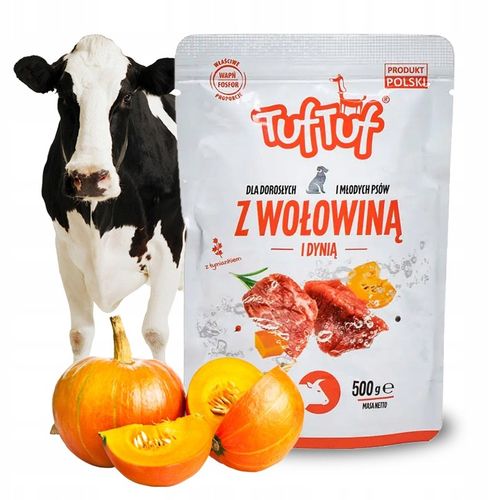Mokra karma dla psa, saszetki 20 szt. x 500g, zestaw Tuf Tuf mix smaków na Arena.pl