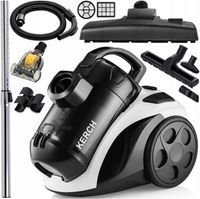 ODKURZACZ CYKLONOWY BEZWORKOWY KERCH XTREME MOCNY 3999W 2L +TURBOSZCZOTKA