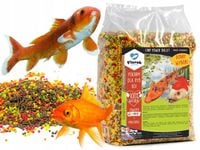 POKARM KARMA PASZA ZANĘTA GRANULAT DLA RYB KOI KARPI NA OCZKO WODNE