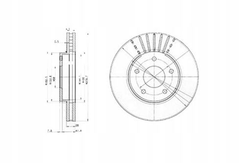TARCZA HAM PRZOD 280X28 V na Arena.pl