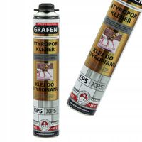 PIANOKLEJ PIANA KLEJ DO STYROPIANU WEŁNY DREWNA PIANKA SZYBKI GRAFEN