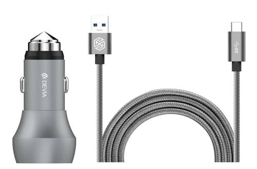 DEVIA | ŁADOWARKA QUICK 3.0 + KABEL USB-C NILLKIN na Arena.pl