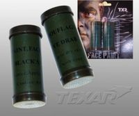 Pasta maskująca Texar w tubie - olive, brąz, czarny