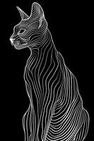 Plakat 40x60cm Minimalny Kontur