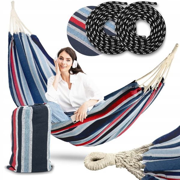 HAMAK BUJAK OGRODOWY DUŻY 200x160cm Sofotel zdjęcie 1