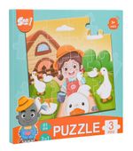 Magnetyczne Puzzle Farma + Książeczka