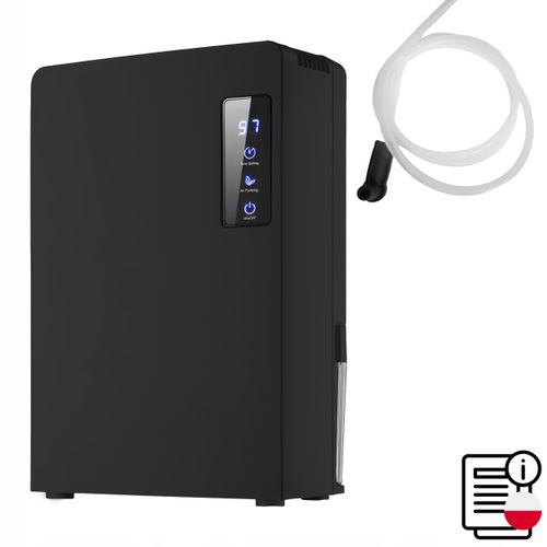 OSUSZACZ POWIETRZA POCHŁANIACZ WILGOCI 2200ml TIMER LCD LED CICHY WYDAJNY na Arena.pl