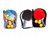 RAKIETKI DO TENISA PING PONG PIŁECZKI ZESTAW ETUI