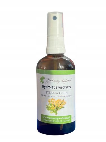 ZIOŁOWY KUFEREK HYDROLAT Z WROTYCZU NA NIEDOSKONAŁOŚCI CERY TRĄDZIK 100ML na Arena.pl