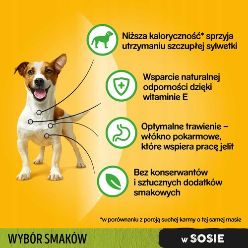 pedigree mixed selection with vegetables sos ind/jag/woł/kur 40x100g na Arena.pl