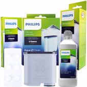 Odkamieniacz do ekspres Philips + filtr Aqua Clean CA6903 + tabletki