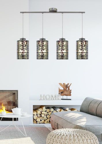 Nocturno zwis 4x40W E27 chrom na Arena.pl