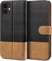 Etui iPhone 11 skóra ekologiczna z płótna