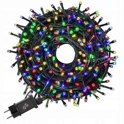 Lampki choinkowe LED RGB zewnętrzne 230V Bluetooth Smart 20m Wifi Tuya na Arena.pl