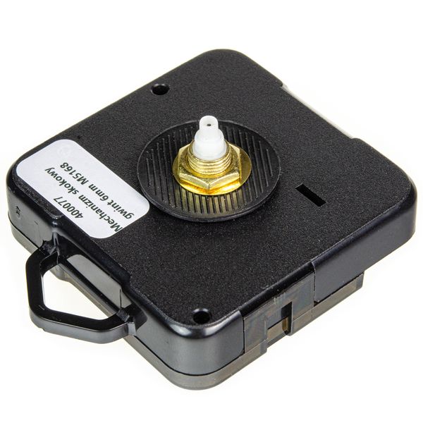 Mechanizm kwarcowy skokowy tykający gwint 6mm z wieszakiem zdjęcie 1