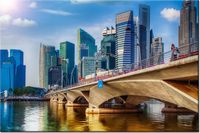 120CM 80CM OBRAZ ŚCIENNY SINGAPUR