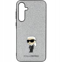 Plecki Karl Lagerfeld do Samsung Galaxy A35 5G srebrny