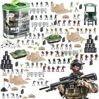 FIGURKI ŻOŁNIERZYKI ARMIA ZESTAW XXL ŻOŁNIERZYKI PLASTIKOWE MALE ZOLNIERZYK