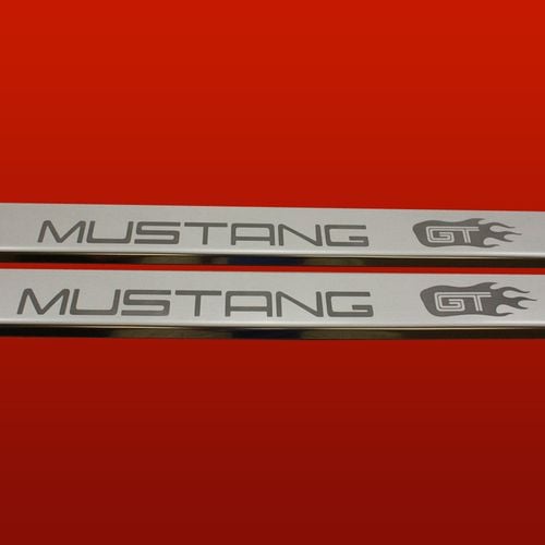 Listwa progowa FORD MUSTANG MK4 GT FIRE Stal nierdzewna 304 połysk 2szt na Arena.pl