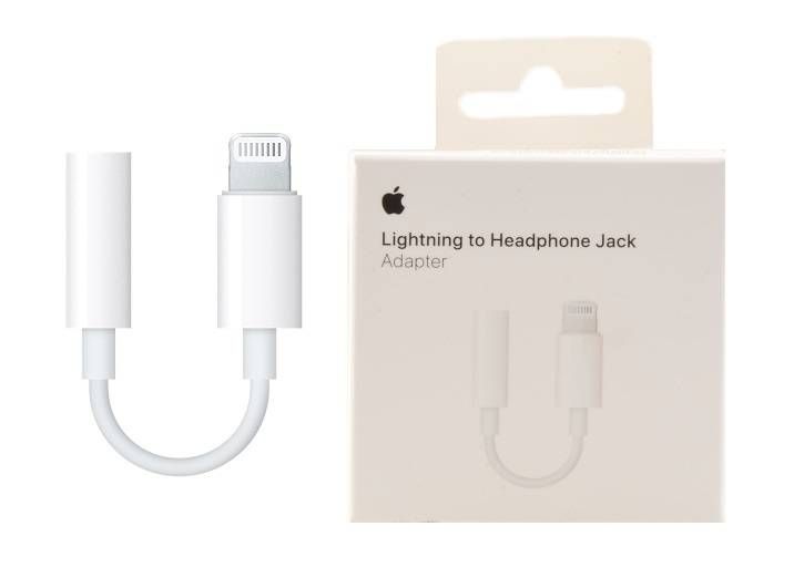 Oryginalny adapter kabel przejściówka Apple Lightning do Jack 3.5 mm zdjęcie 1