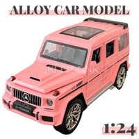 METALOWY MODEL SAMOCHODU MERCEDES G63 G-WAGON 1:24 DŹWIĘK LED NAPĘD PREZENT
