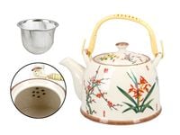 Czajnik ceramiczny z zaparzaczem