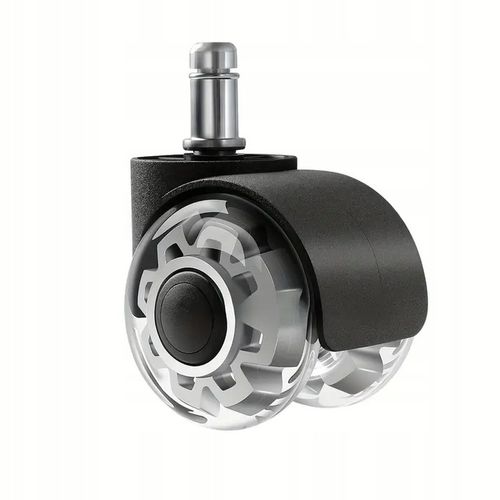 Zestaw 5 Kółek PU fi 11 ciche łożyska grube opony podłogi bez na Arena.pl