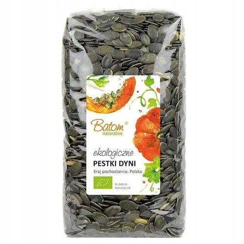 Pestki Dyni Ciemnozielone Bio 1 kg - BATOM na Arena.pl