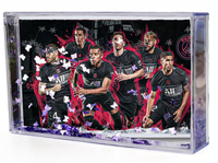 Akwarium - Ramka wodna 3D - Neymar, Messi, Ronaldo