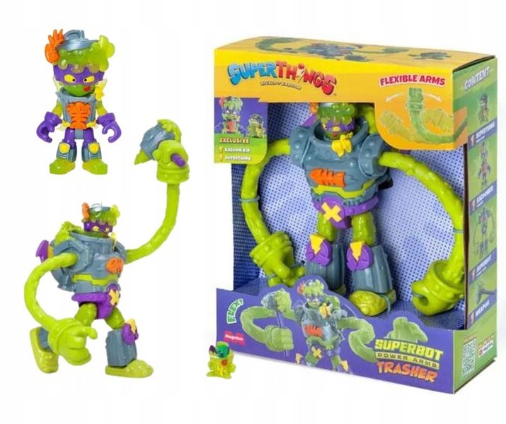 SuperThings TRASHER Superbot Power Arms Robot Super Zings zdjęcie 1