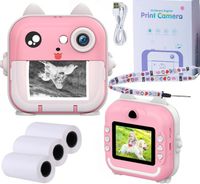 APARAT NATYCHMIASTOWY DRUKUŚ DLA DZIECI DRUKARKA TERMICZNA KAMERA + ROLKI