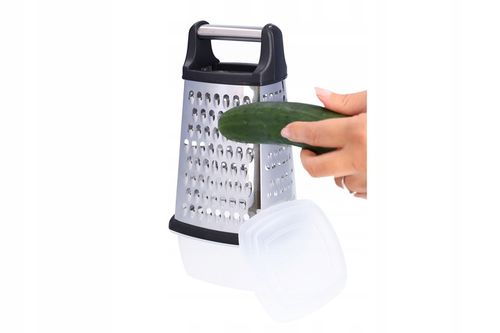 TARKA DO WARZYW tarka do ziemniaków z pojemnikiem ręczna kuchenna stal na Arena.pl