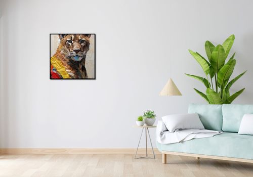 Plakat 60x60cm Papierowy Tygrys na Arena.pl