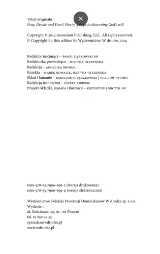 Módl się, decyduj i się nie martw. Rozeznawanie woli Boga w 5 krokach na Arena.pl
