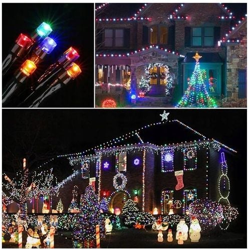 Lampki Światełka Choinkowe 500 LED MULTI KOLOR ZEWNĘTRZNE WEWNĘTRZNE MOCNE na Arena.pl