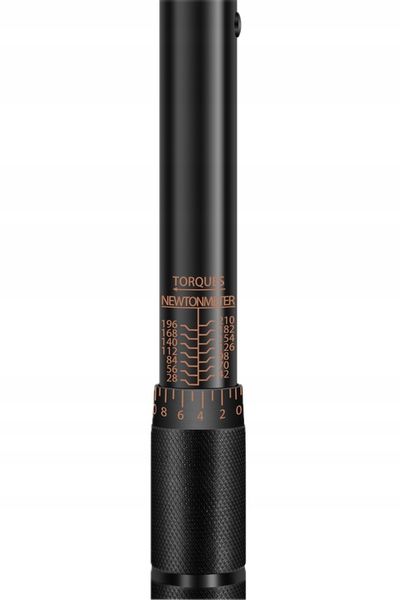 KLUCZ DYNAMOMETRYCZNY 1/2 28-210Nm CrMO & CrV do KÓŁ CERTYFIKAT KALIBRACJI zdjęcie 5