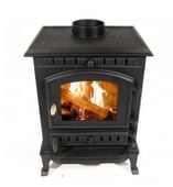 PIEC ŻELIWNY PIECYK KOZA KOMINEK ATENA 9KW CZARNY + DOSTAWA GRATIS