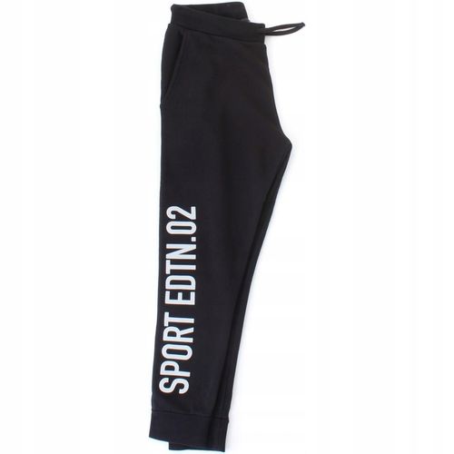 Dsquared2 Czarne Spodnie Dresowe dla Chłopców na Arena.pl