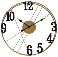 Zegar metalowy okrągły