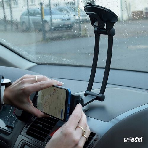 UCHWYT NA TELEFON TABLET DO SAMOCHODU SZYBA KOKPIT na Arena.pl