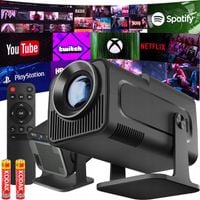 Projektor LED Alwtniet Hy320 mini czarny